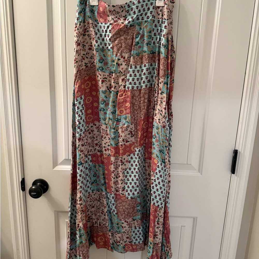 Women’s Patchwork Maxi Skirt